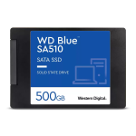WESTERN DIGITAL SSD 2,5 500GB SA510 SATA3 BLUE WD NO KIT INSTAL. NEW